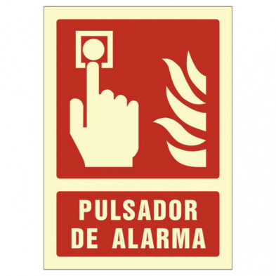 Pictograma Sys pulsador de alarma A4