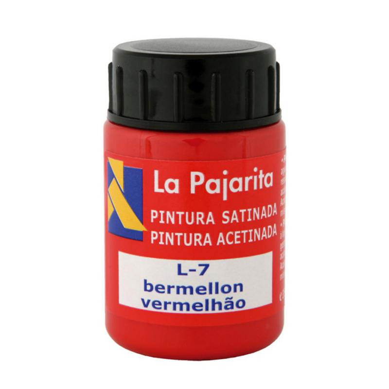 TÃ©mpera La Pajarita 35ml. BermellÃ³n