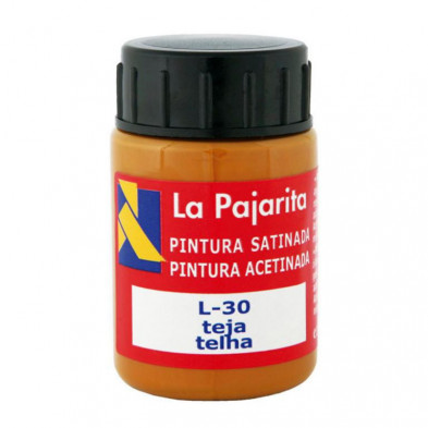 TÃ©mpera La Pajarita 35ml. Teja