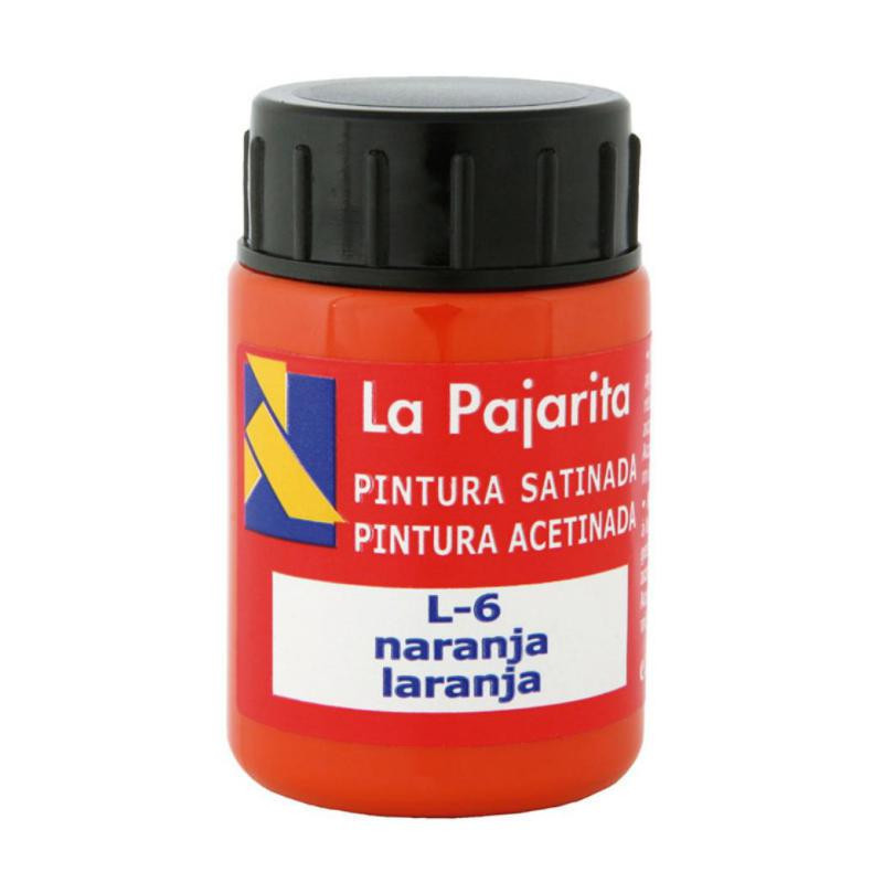 TÃ©mpera La Pajarita 35ml. Naranja