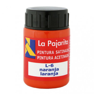 TÃ©mpera La Pajarita 35ml. Naranja