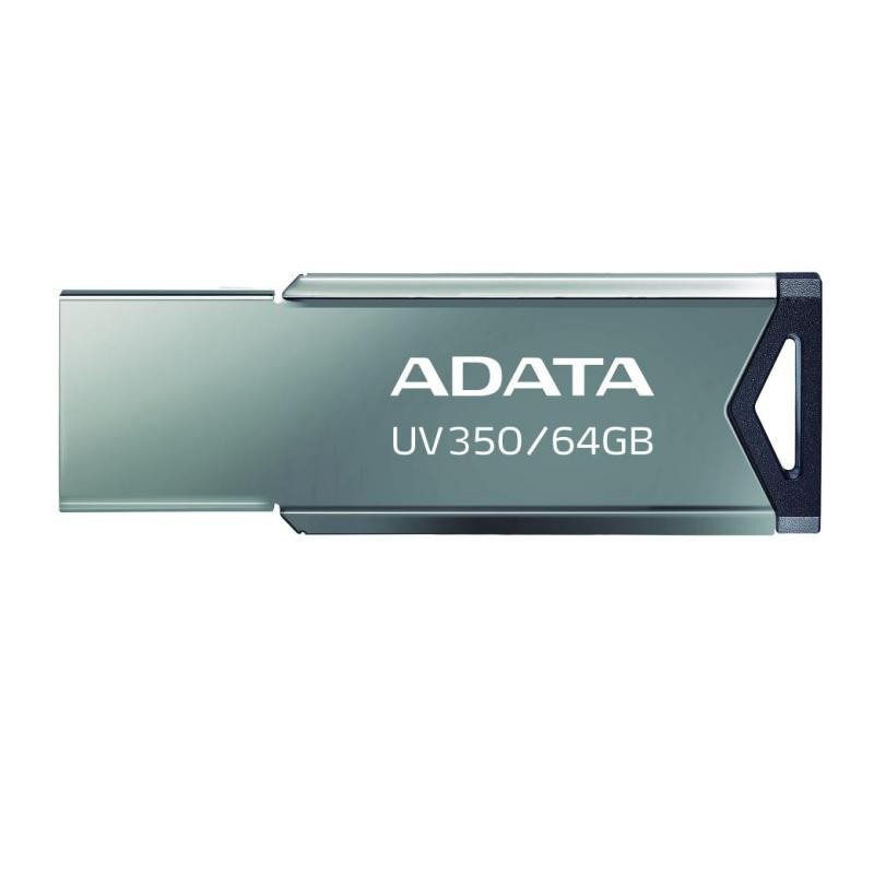 Pen Drive Adata Uv350 64 Gb Plata