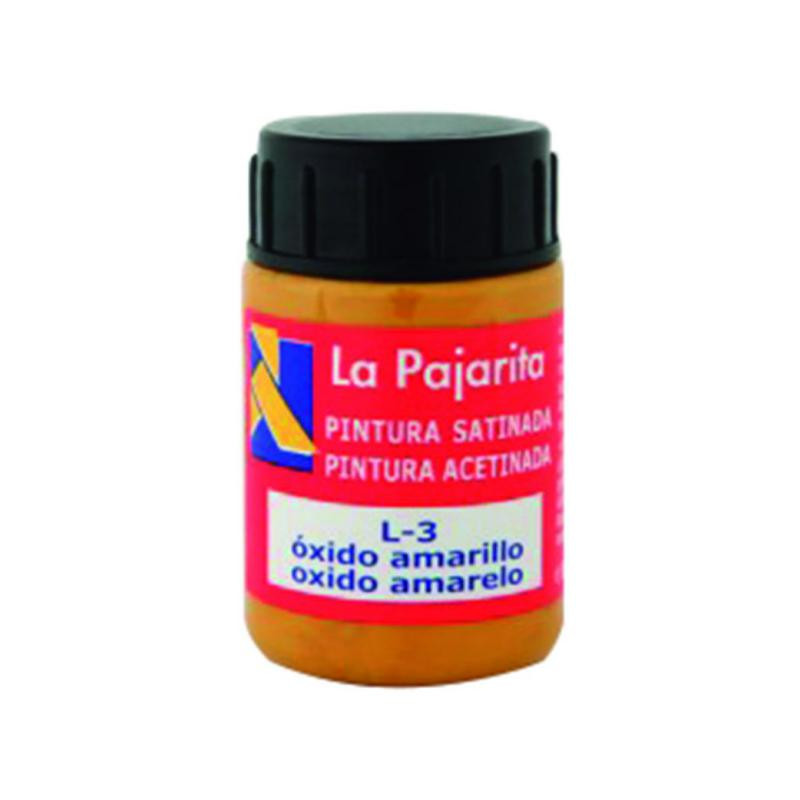 TÃ©mpera La Pajarita 35ml. Amarillo Ãxido