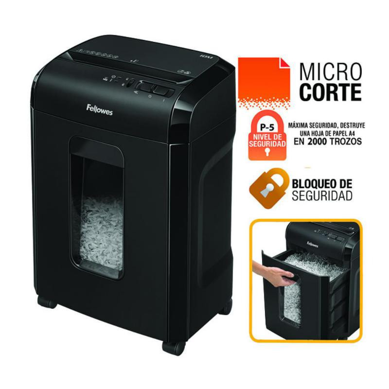 Destructora Fellowes 10M Micro Corte