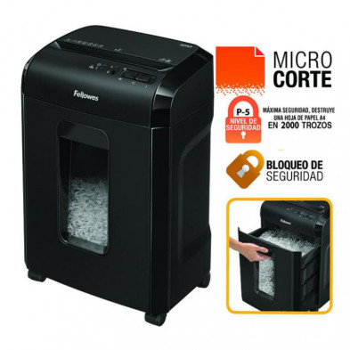 Destructora Fellowes 10M Micro Corte