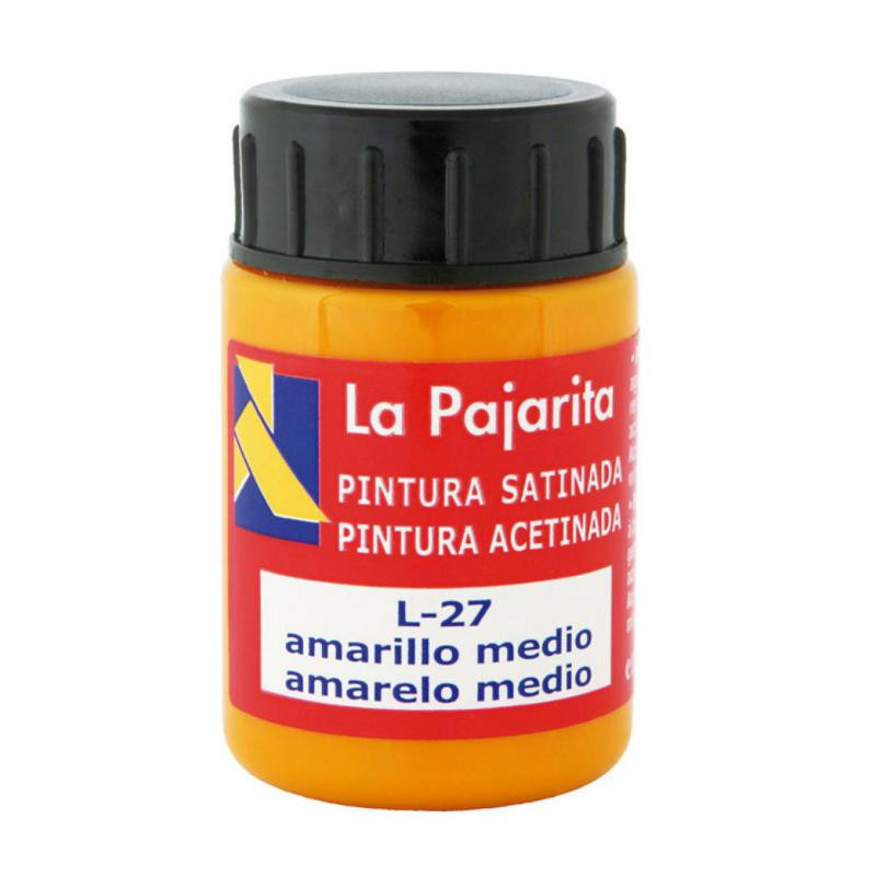 TÃ©mpera La Pajarita 35ml. Amarillo Medio