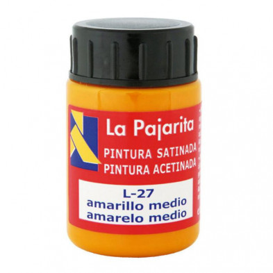 TÃ©mpera La Pajarita 35ml. Amarillo Medio