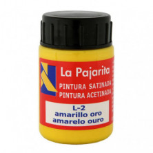 TÃ©mpera La Pajarita 35ml. Amarillo Oro