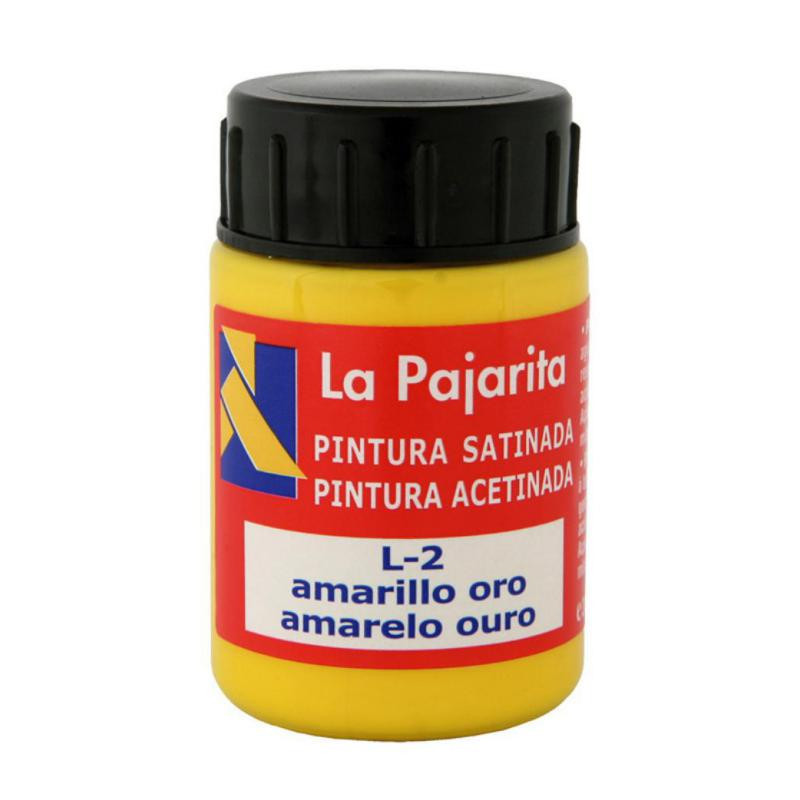 TÃ©mpera La Pajarita 35ml. Amarillo Oro