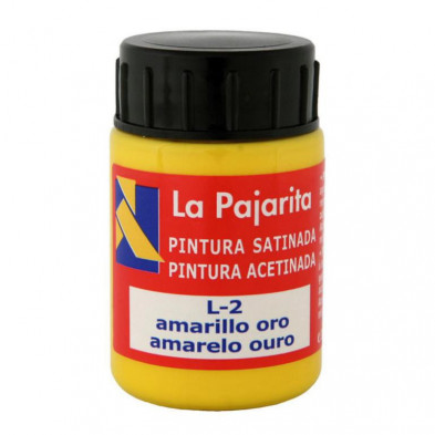 TÃ©mpera La Pajarita 35ml. Amarillo Oro