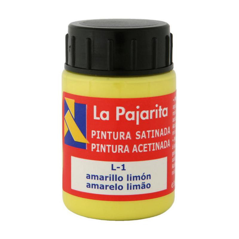 TÃ©mpera La Pajarita 35ml. Amarillo LimÃ³n