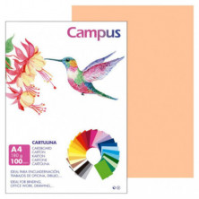 Cartulina Campus A4 Carne 180g