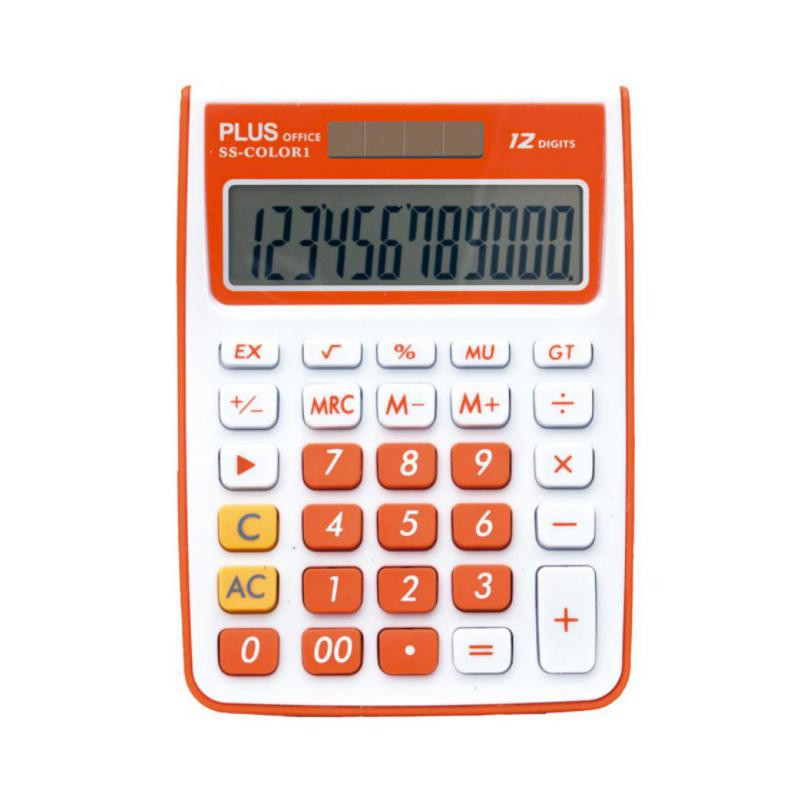 Calculadora Plus Office SS Color 1 Naranja