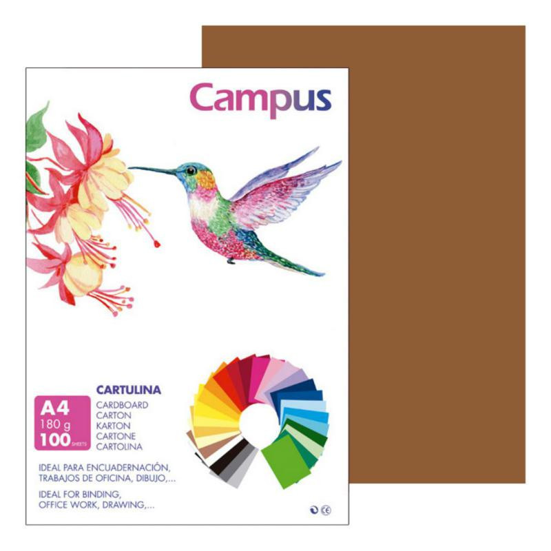 Cartulina Campus A4 Chocolate 180g