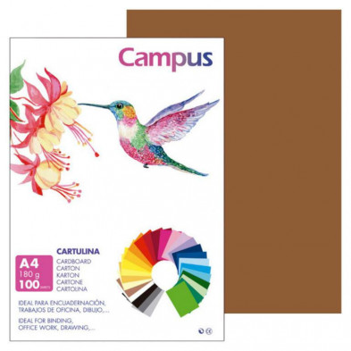 Cartulina Campus A4 Chocolate 180g