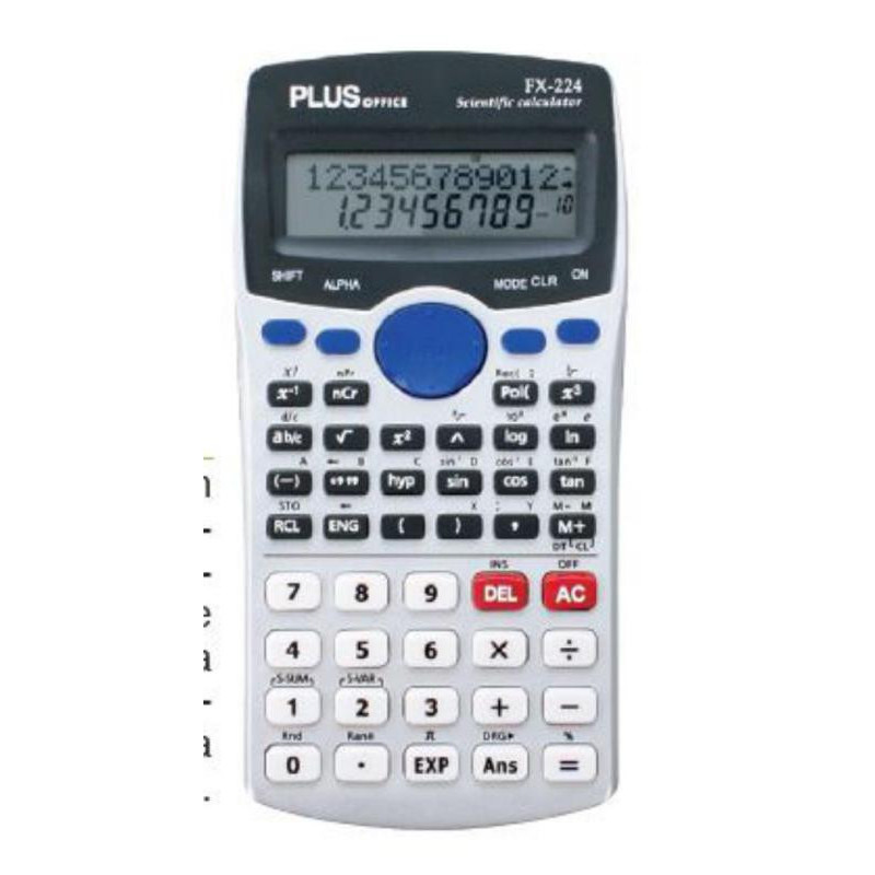 Calculadora cientÃ­fica Plus Office FX 224