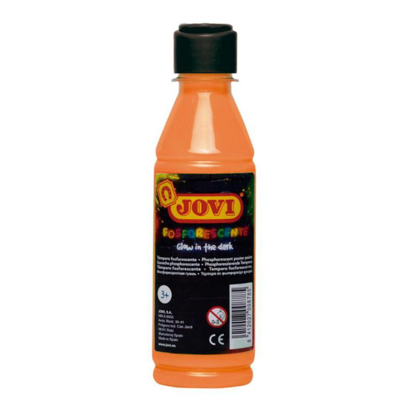 TÃ©mpera Jovi Fluoroscente 250ml. Naranja