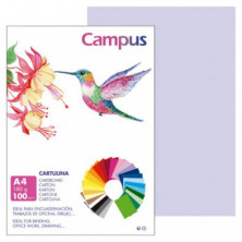 Cartulina Campus A4 Lila 180g