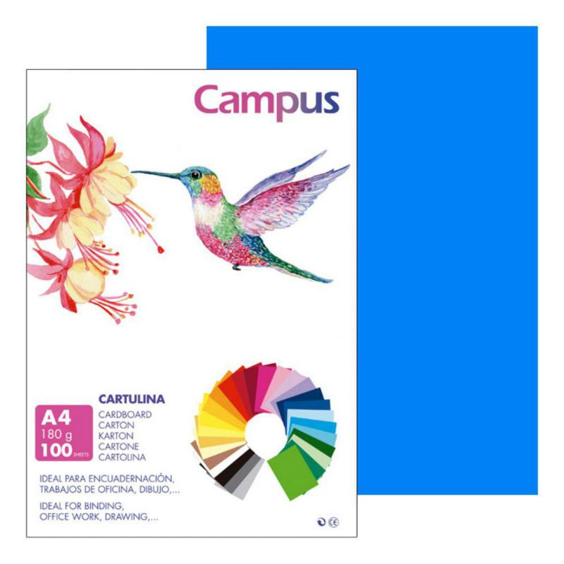 Cartulina Campus A4 Azul Maldivas 180g