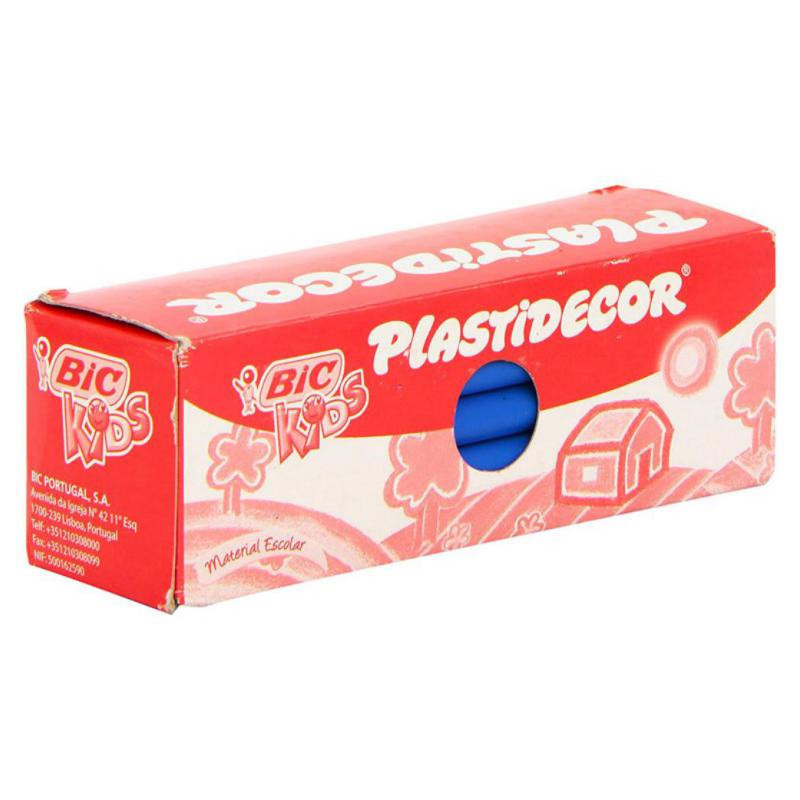 Ceras PlÃ¡sticas Bic Plastidecor Kids Azul Claro /25 ud.