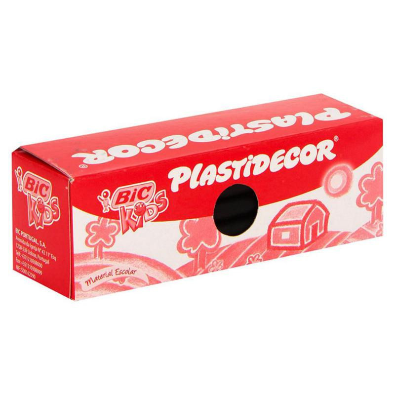 Ceras PlÃ¡sticas Bic Plastidecor Kids Negro /25 ud.