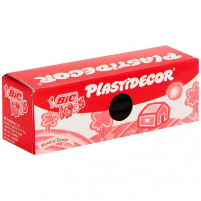 Ceras PlÃ¡sticas Bic Plastidecor Kids Negro /25 ud.