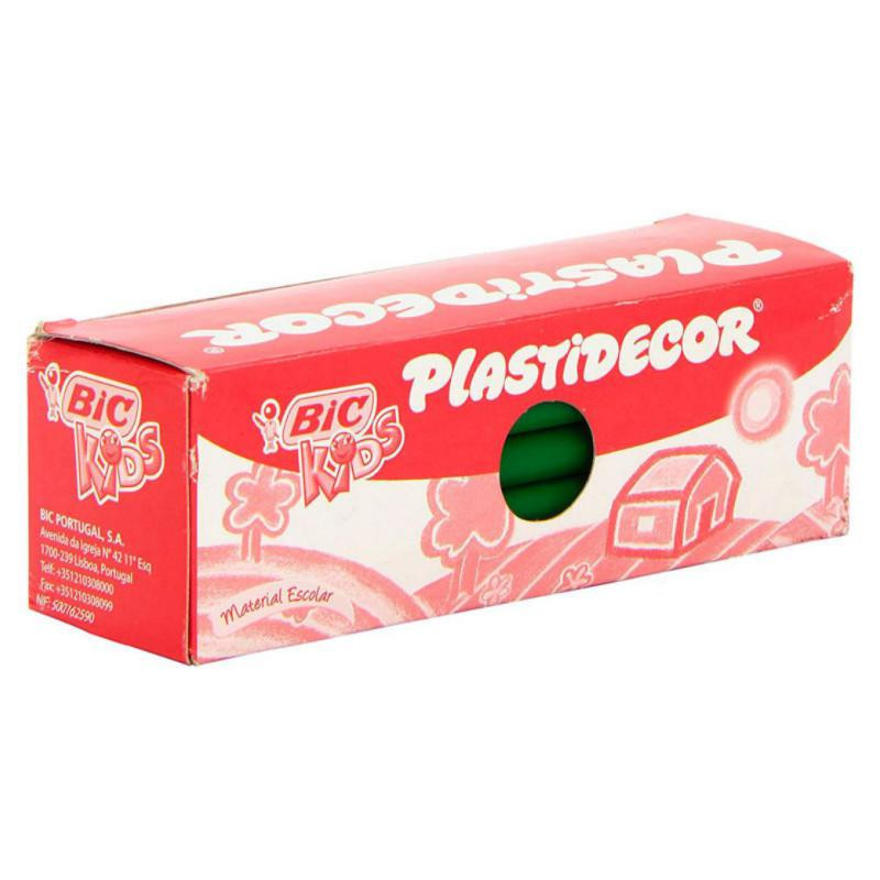 Ceras PlÃ¡sticas Bic Plastidecor Kids Verde /25 ud.