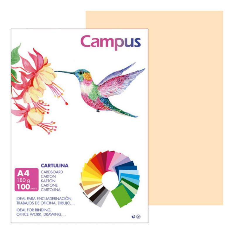 Cartulina Campus A4 Crema 180g