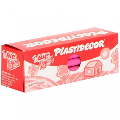 Ceras PlÃ¡sticas Bic Plastidecor Kids Rosa /25 ud.