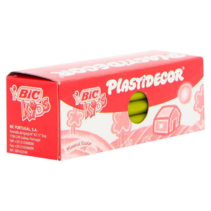 Ceras PlÃ¡sticas Bic Plastidecor Kids Amarillo /25 ud.