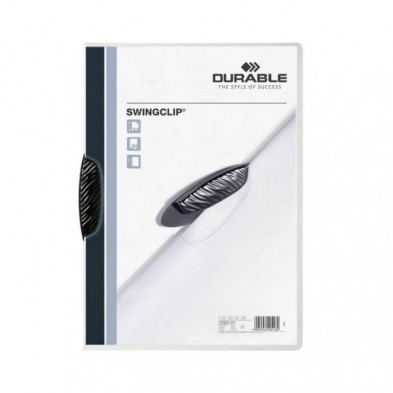 Dossier Durable A4 Swinclip 30 Hojas Negro