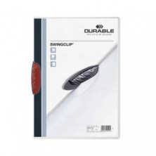 Dossier Durable A4 Swinclip 30 Hojas Rojo