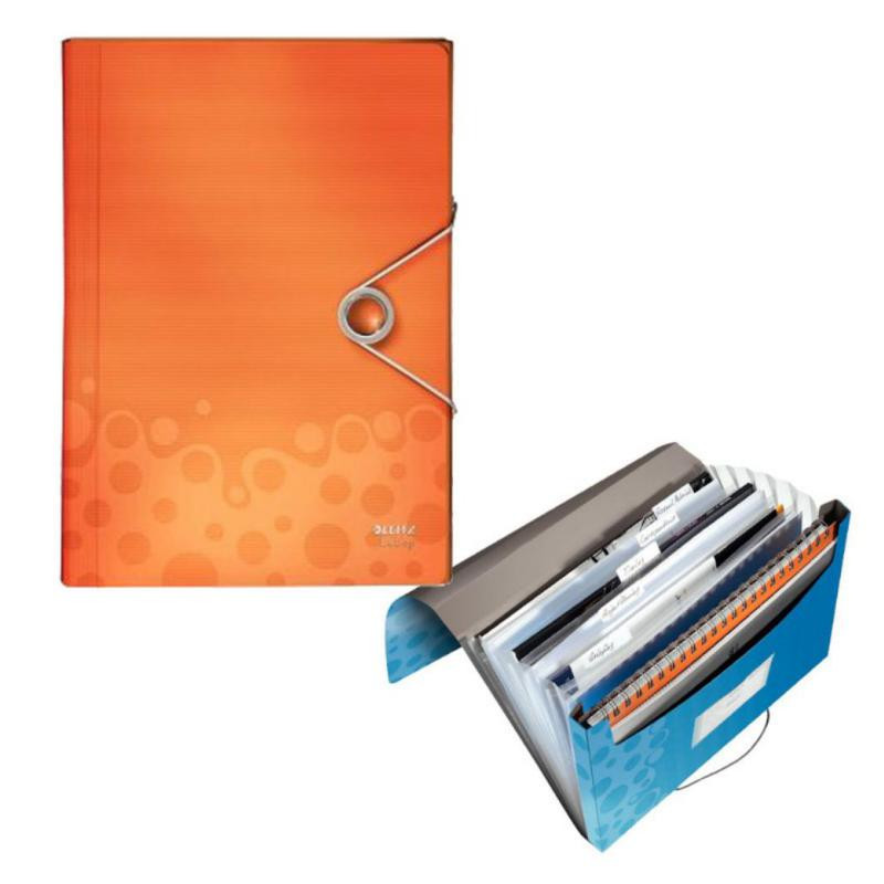 Carpeta acordeÃ³n Leitz Bebop A4 PP naranja