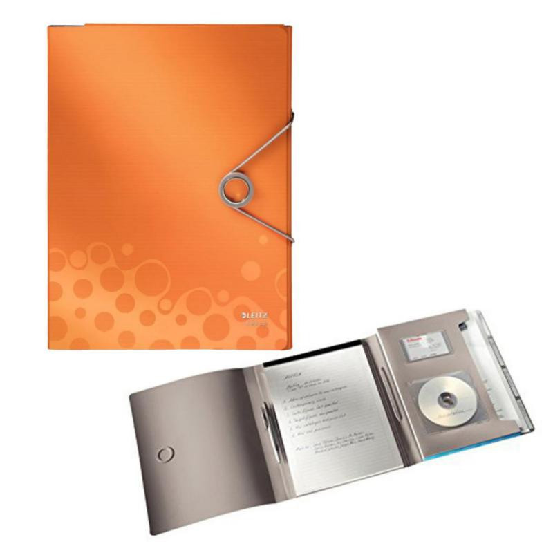 Carpeta organizadora Leitz Bebop A4 PP naranja