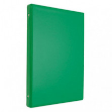 Carpeta Pvc Folio 4 Anillas 25 mm Verde Claro