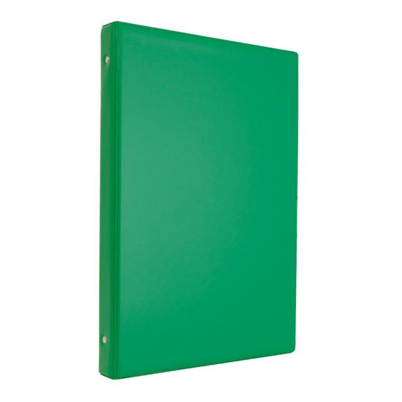 Carpeta Pvc Folio 4 Anillas 25 mm Verde Claro