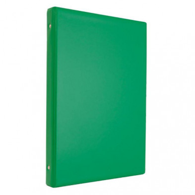 Carpeta Pvc Folio 4 Anillas 25 mm Verde Claro