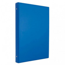 Carpeta Pvc Folio 4 Anillas 25 mm Azul Claro