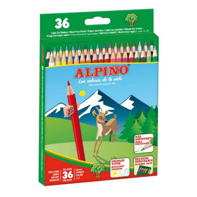 LÃ¡pices de Colores Alpino 36 Colores