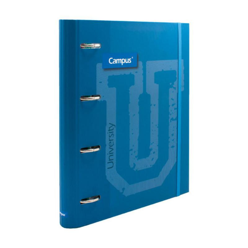 Carpeta Ringbook Soft Campus University 4 anillas C/Recambio Azul