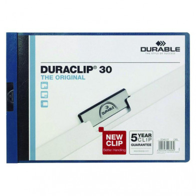 Dossier Durable A4 Duraclip 30 Hojas Azul Oscuro