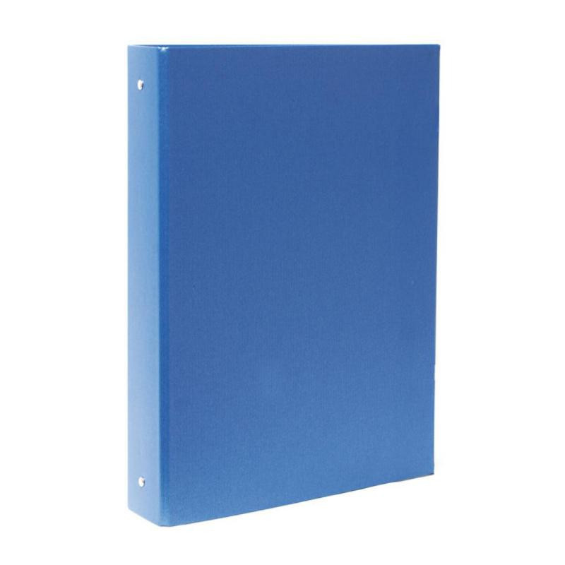 Carpeta Plus Office Folio CartÃ³n Forrado 4 Anillas 40mm Azul