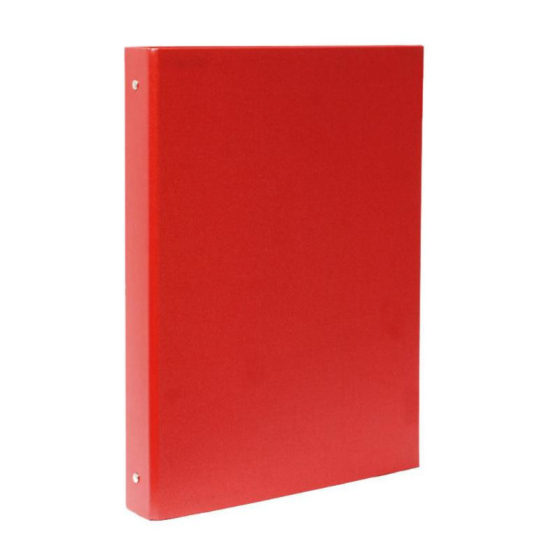 Carpeta Plus Office Folio CartÃ³n Forrado 4 Anillas 25mm Rojo