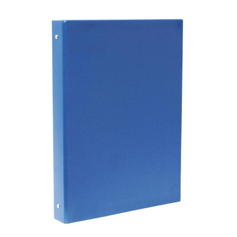 Carpeta Plus Office Folio CartÃ³n Forrado 4 Anillas 25mm Azul