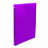 Carpeta Flexible Plus Office A4 4 Anillas 16 mm Violeta