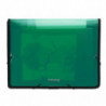 Carpeta Plus Office A4+ Verde con Gomas y Fuelle