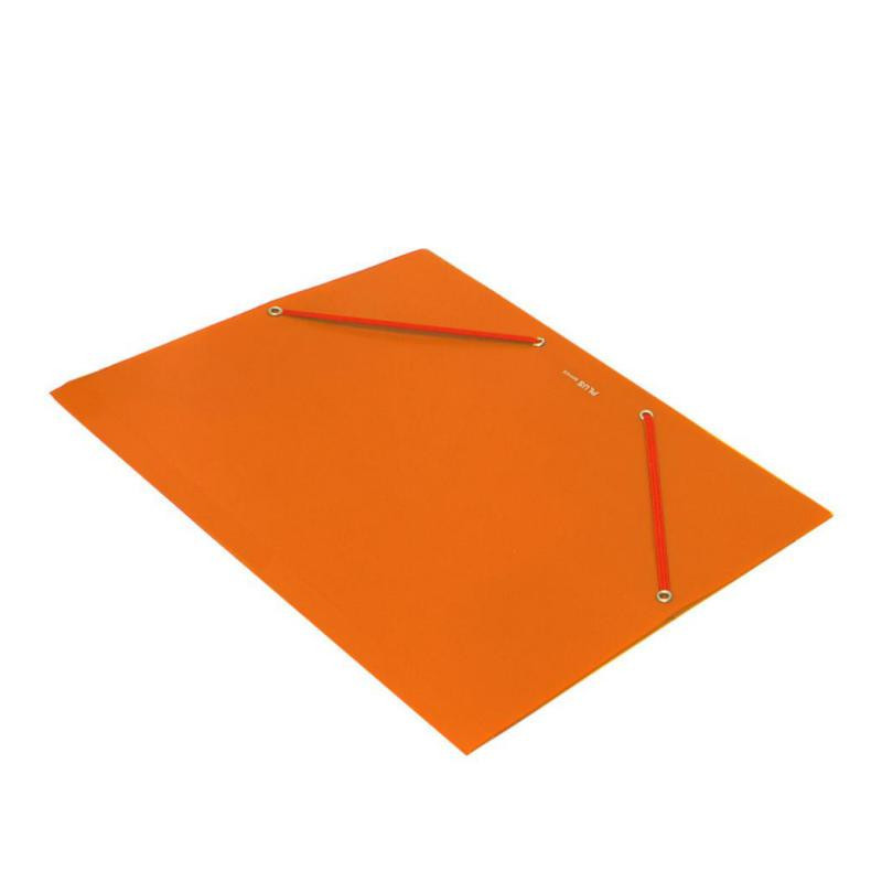 Carpeta Plus Soft A4+ Gomas y Solapas Naranja