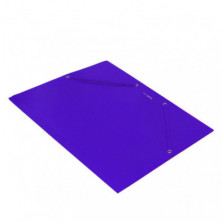 Carpeta Plus Soft A4+ Gomas y Solapas Morado