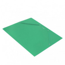 Carpeta Plus Soft A4+ Gomas y Solapas Verde Oscuro