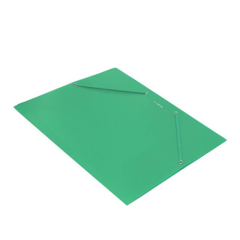 Carpeta Plus Soft A4+ Gomas y Solapas Verde Oscuro